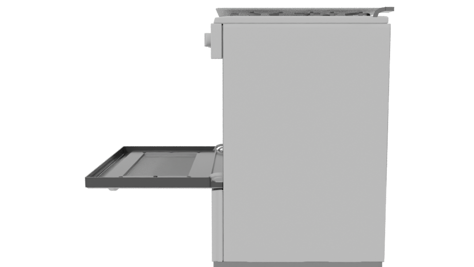 Modern Kitchen Oven Stove 3D - Professional 3D Model Render 2