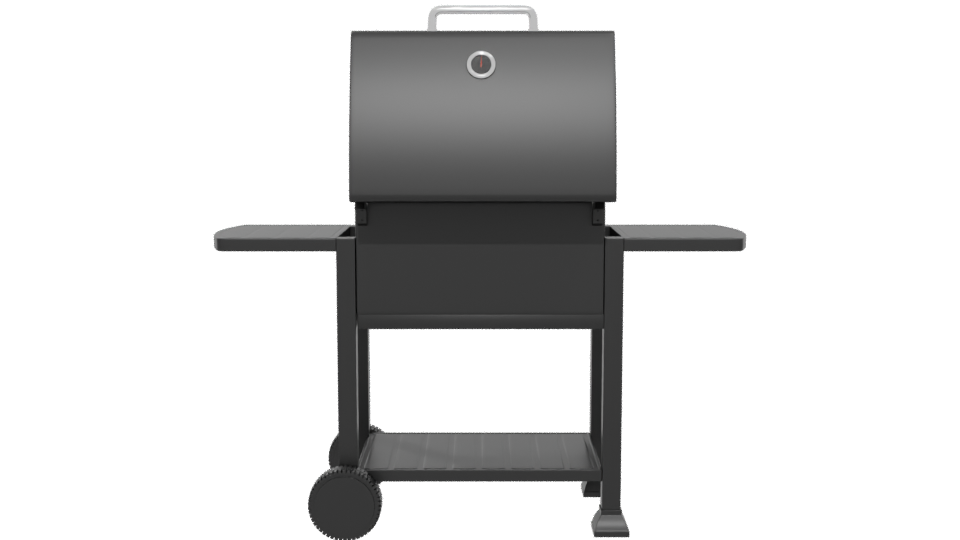 Portable Charcoal Grill 3D Model - Professional 3D Model Render 5
