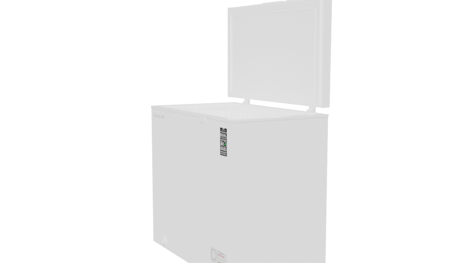 Chest Freezer Appliance 3D Model - Professional 3D Model Render 13