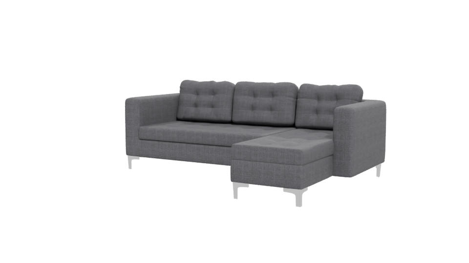 Contemporary Sectional Sofa 3D Model - Professional 3D Model Render 12