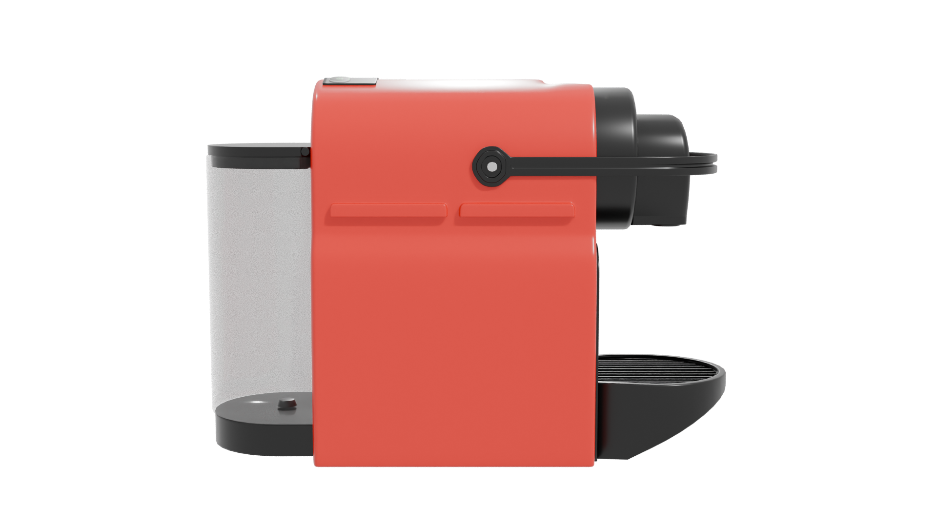 Compact Modern Coffee Machine 3D - Professional 3D Model Render 11