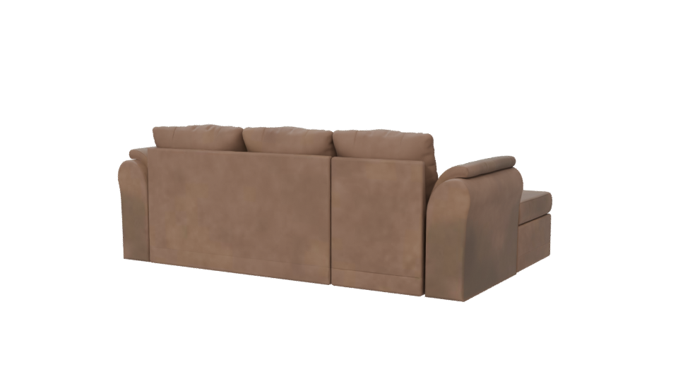 Stylish Corner Sofa 3D Model - Professional 3D Model Render 6