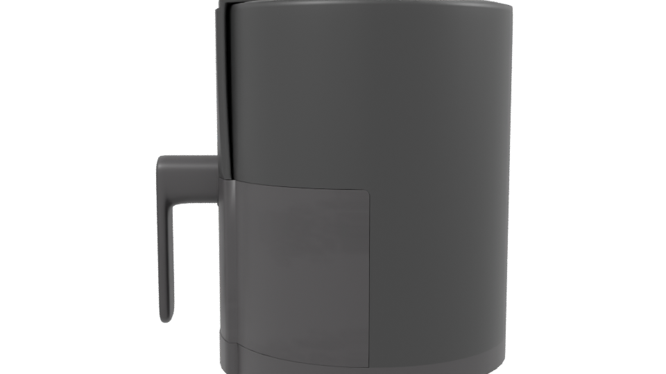 Air Fryer Fast 1.8L 3D Model - Professional 3D Model Render 2