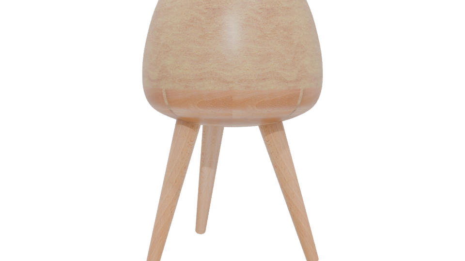 Modern Fiber Planter with Legs 3D - Professional 3D Model Render 5