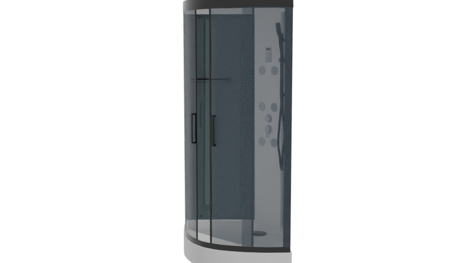 Stylish Shower Cabin Model 3D - Professional 3D Model Render 11