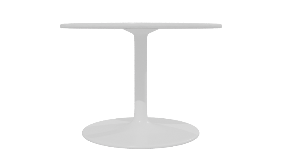 Minimalist Round Dining Table 3D - Professional 3D Model Render 13