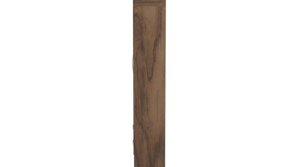 Stylish Wooden Wardrobe Model - Professional 3D Model Render 2