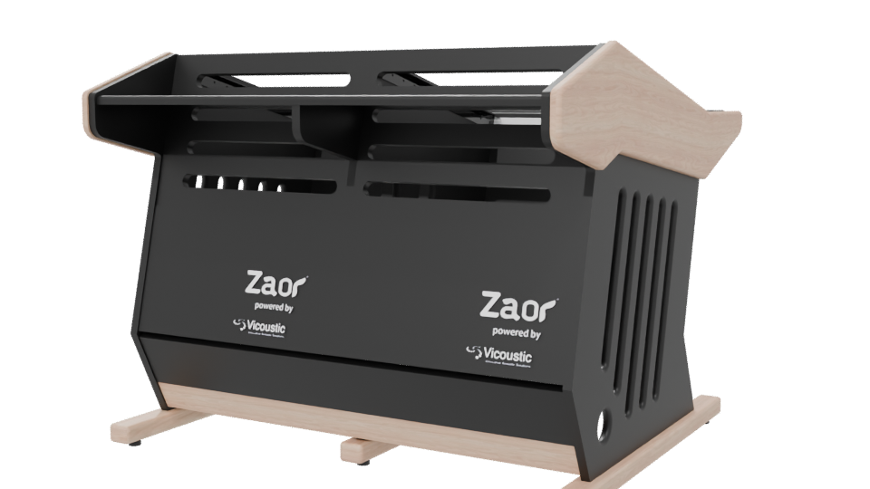 Modern Black Console Table 3D - Professional 3D Model Render 6