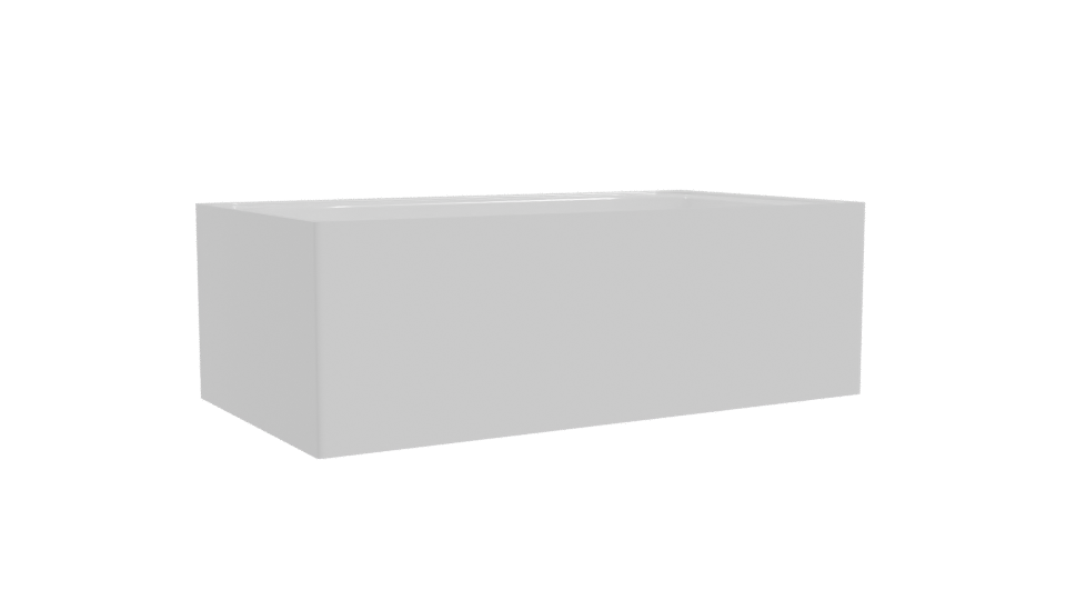 Contemporary Freestanding Bath Model - Professional 3D Model Render 10