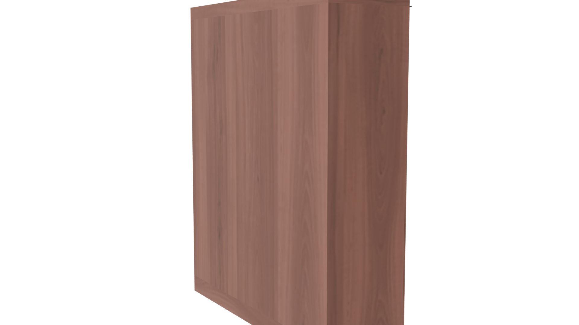 Elegant Wooden Wardrobe 3D Model - Professional 3D Model Render 7
