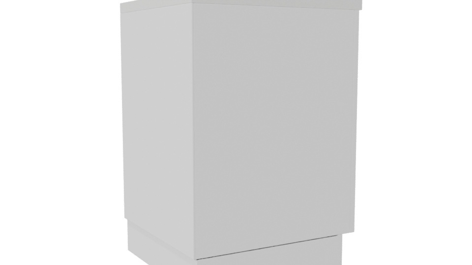 Under-Mount Single Sink 3D Model - Professional 3D Model Render 7