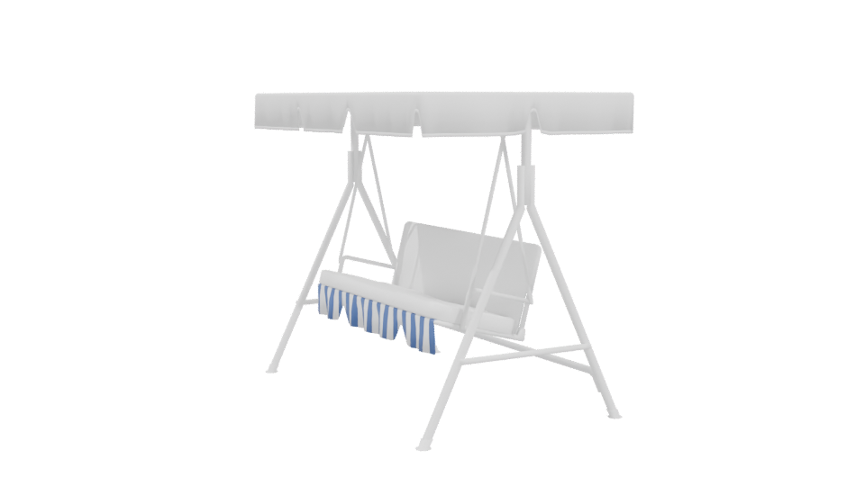 Stylish Outdoor Swing Canopy 3D - Professional 3D Model Render 3