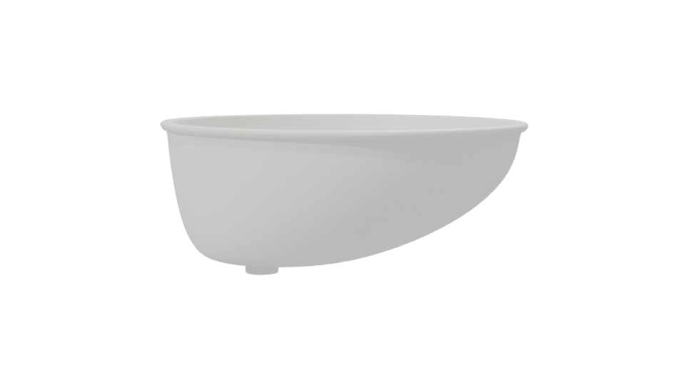 Stylish Minimalist Ceramic Bowl 3D Model - Professional 3D Model Render 7