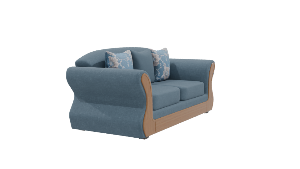 Elegant Modern Sofa 3D Model - Professional 3D Model Render 9
