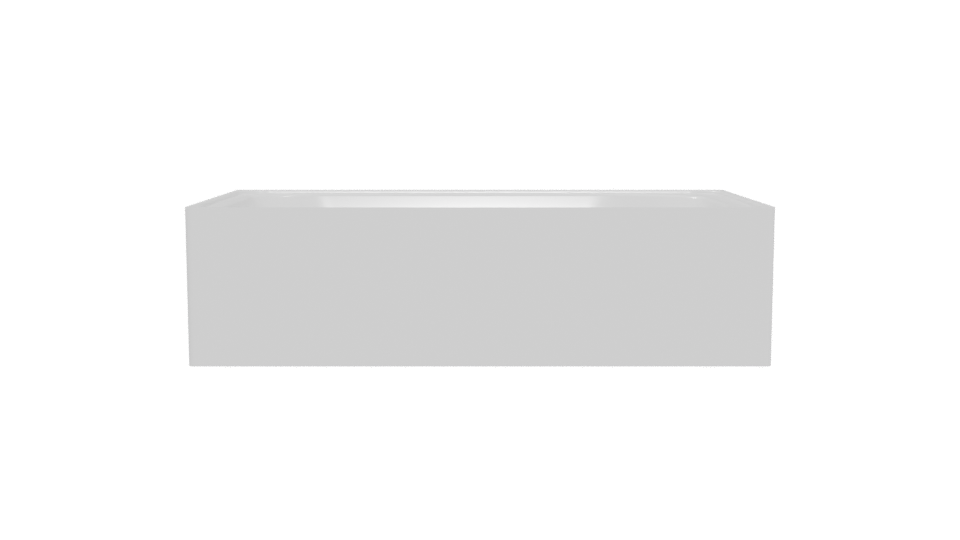 Stylish Modern Bathtub 3D Model - Professional 3D Model Render 5