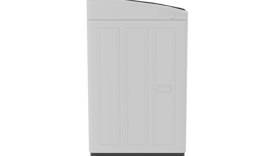 Top-Loading Washing Machine 3D Model - Professional 3D Model Render 8