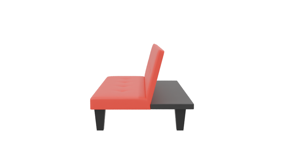 Stylish Modern Sofa Model - Professional 3D Model Render 2