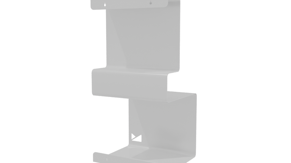 Stylish Modern Shelf Bracket 3D Model - Professional 3D Model Render 9