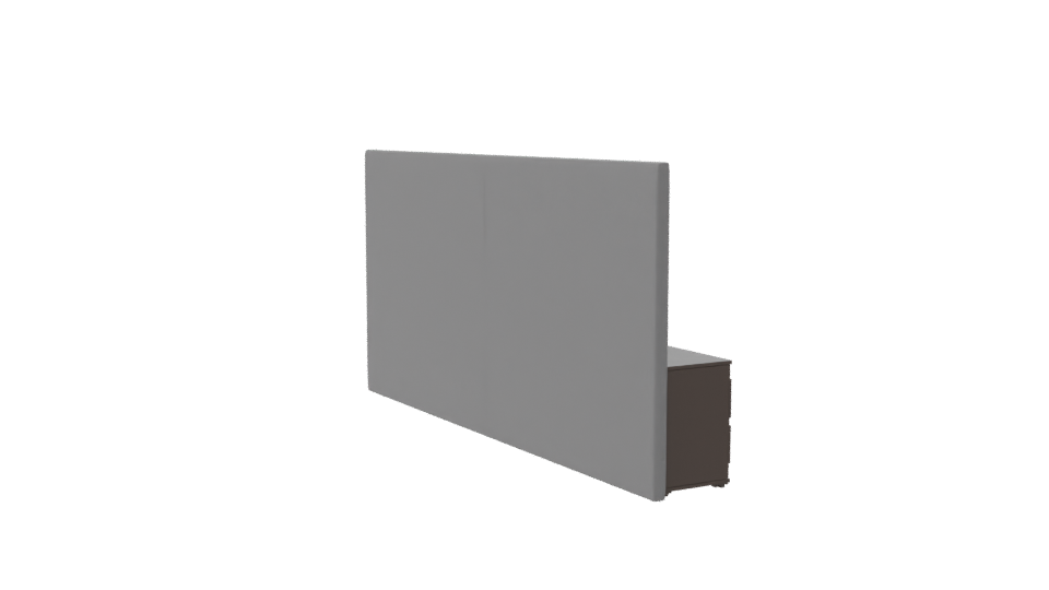 Elegant Bed Headboard Set 3D - Professional 3D Model Render 7