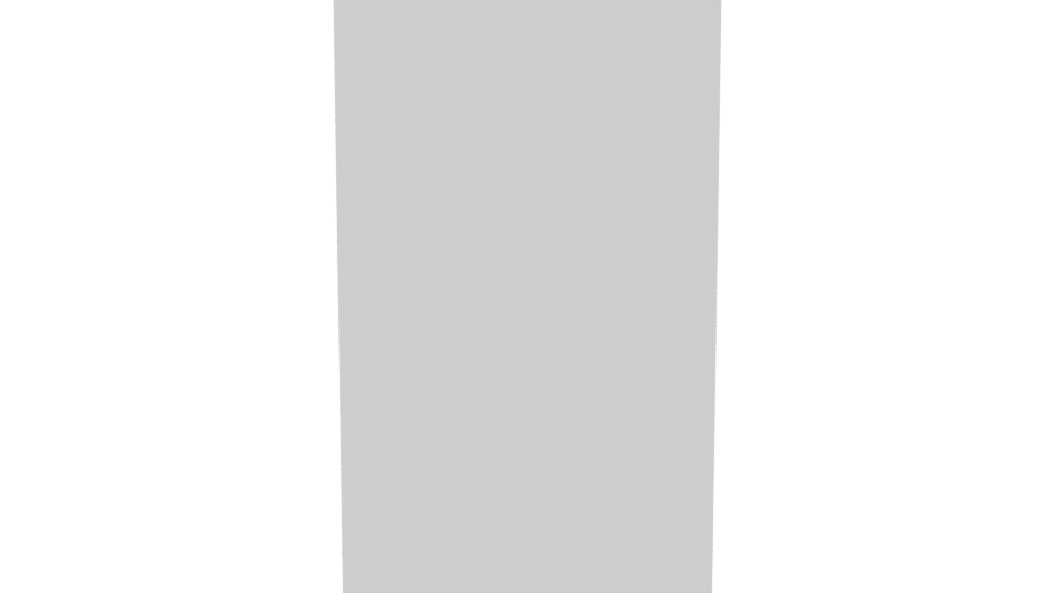 Modern White 4-Drawer Dresser 3D - Professional 3D Model Render 2