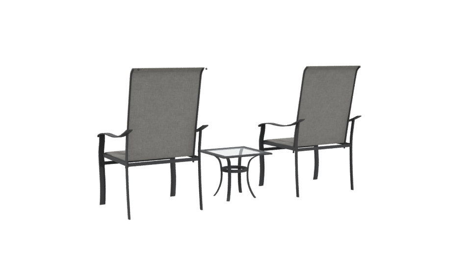 Modern Outdoor Furniture Set 3D - Professional 3D Model Render 4
