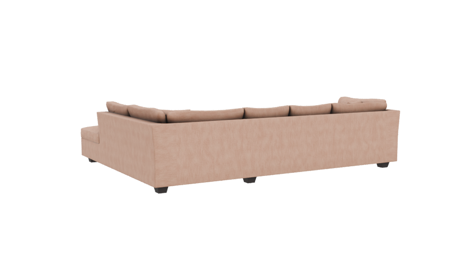 Comfortable Sectional Sofa Model - Professional 3D Model Render 4
