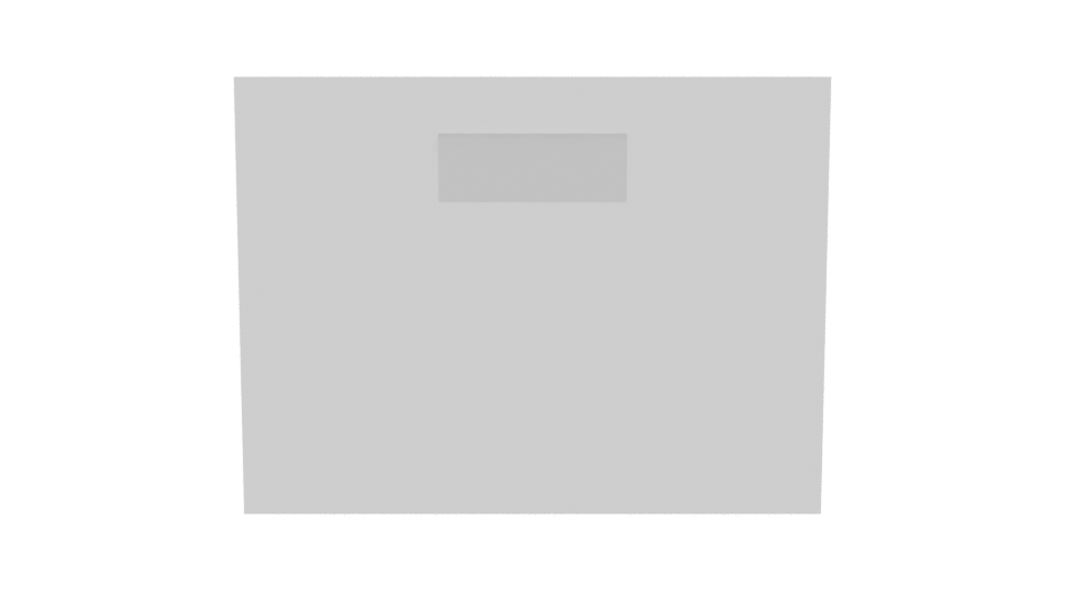 Minimalist Wall-Mounted Frame 3D - Professional 3D Model Render 5