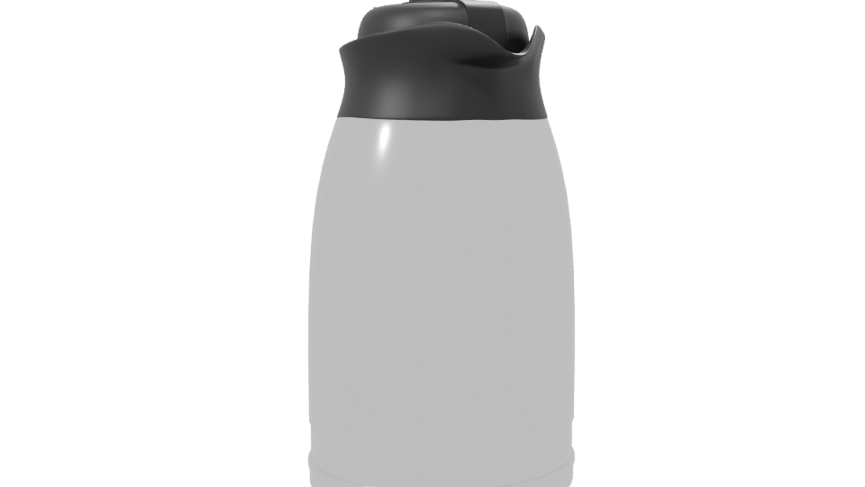 Stylish Stainless Steel Thermos 3D - Professional 3D Model Render 7
