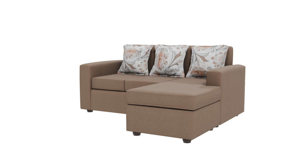 Stylish Modular Sofa 3D Model - Professional 3D Model Render 12