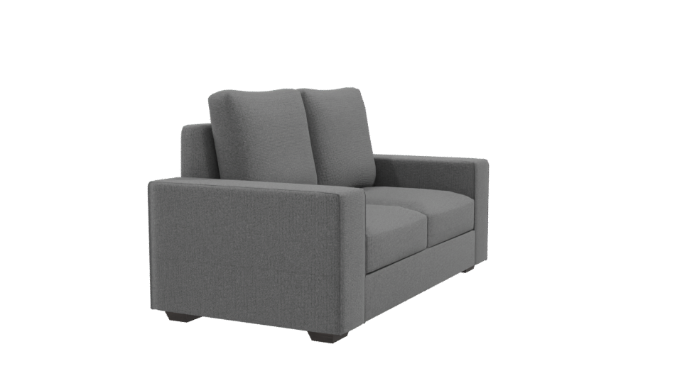Modern Gray Sofa 3D Model - Professional 3D Model Render 9