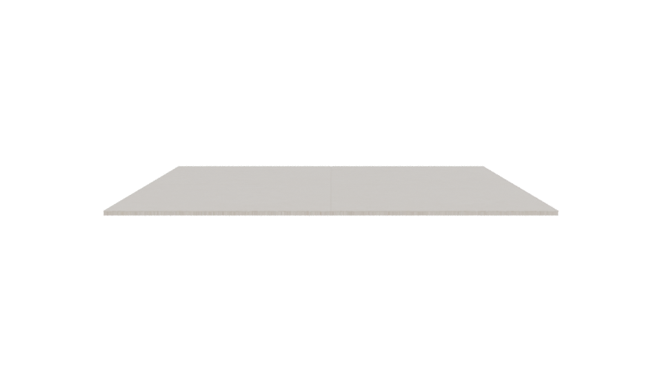 Minimalist Rectangular Table Model - Professional 3D Model Render 2