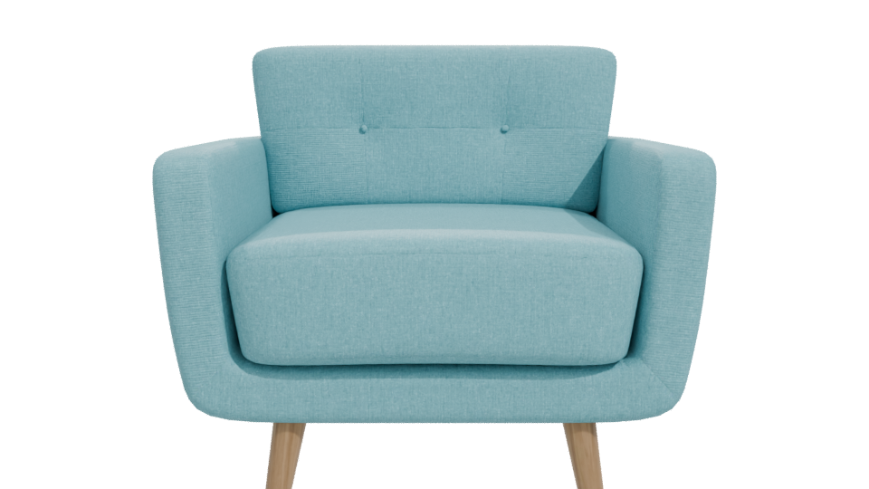 Stylish Modern Armchair 3D - Professional 3D Model Render 11