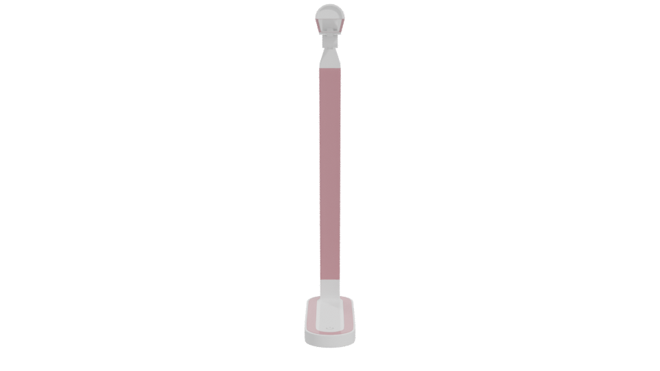 Pink LED Desk Lamp 3D Model - Professional 3D Model Render 11