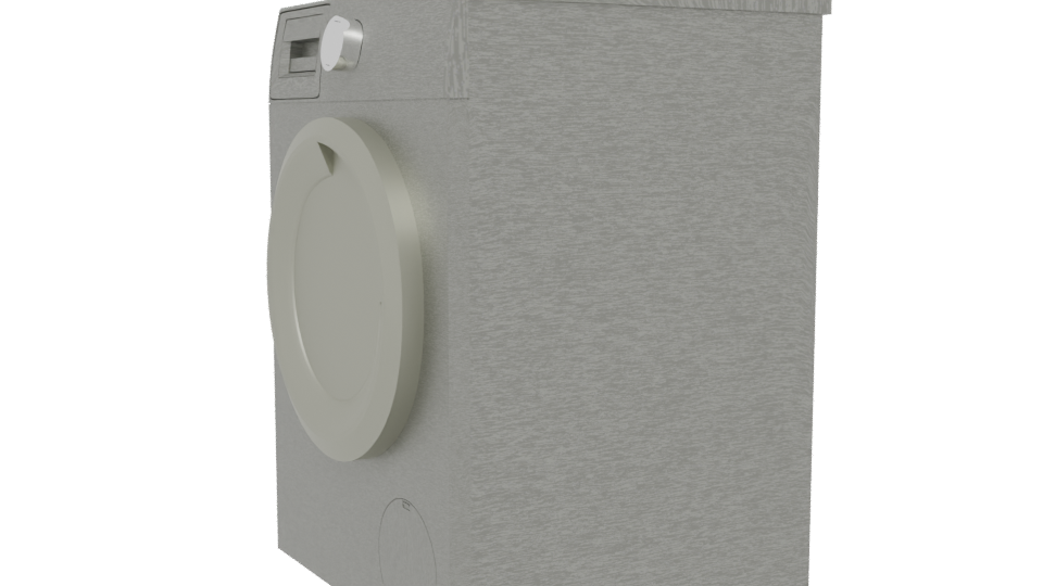 Front Load Washing Machine 3D - Professional 3D Model Render 13