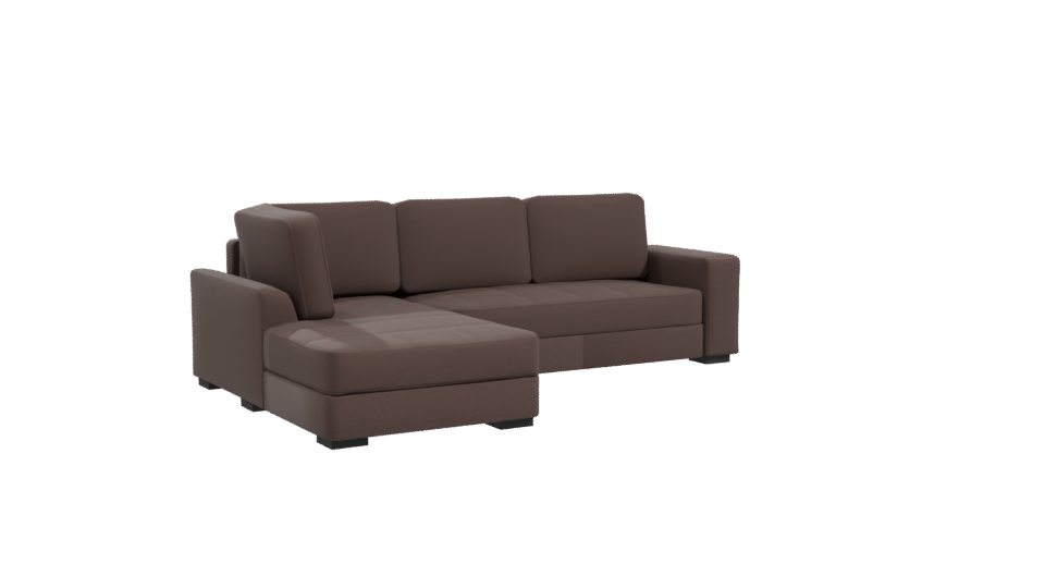 Stylish Corner Sofa 3D Model - Professional 3D Model Render 10