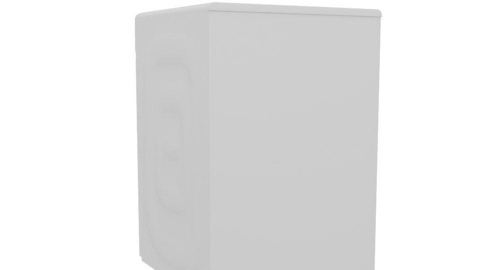 Realistic Household Dryer 3D Model - Professional 3D Model Render 4