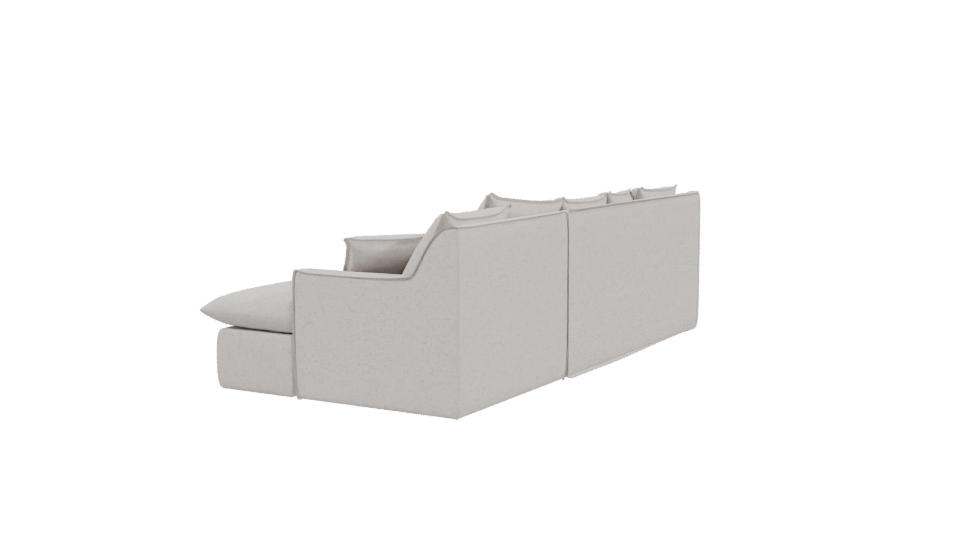 Contemporary Sectional Sofa Model - Professional 3D Model Render 3