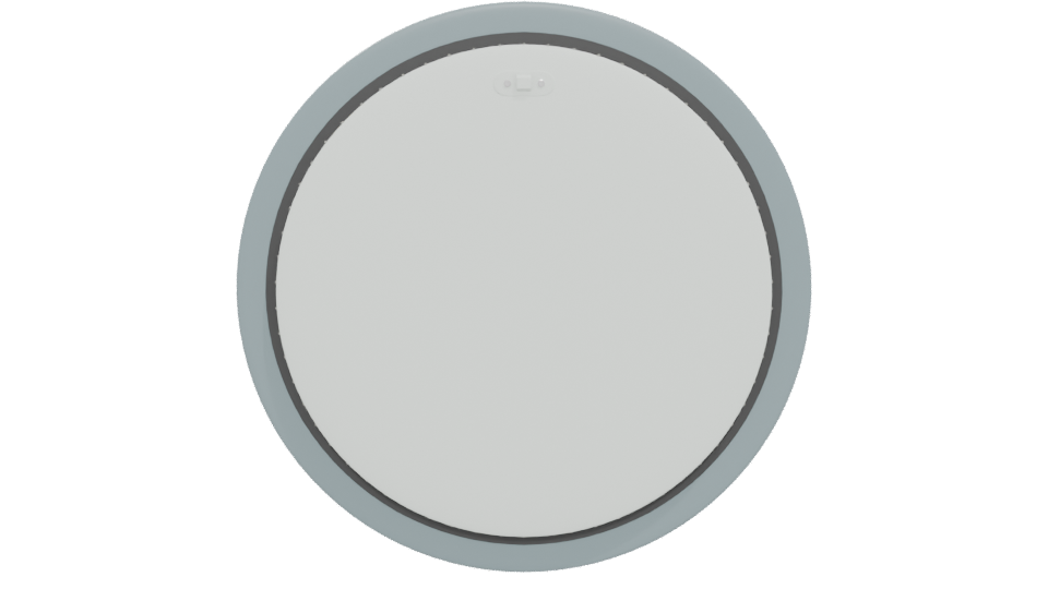 Contemporary Circular Mirror 3D - Professional 3D Model Render 5