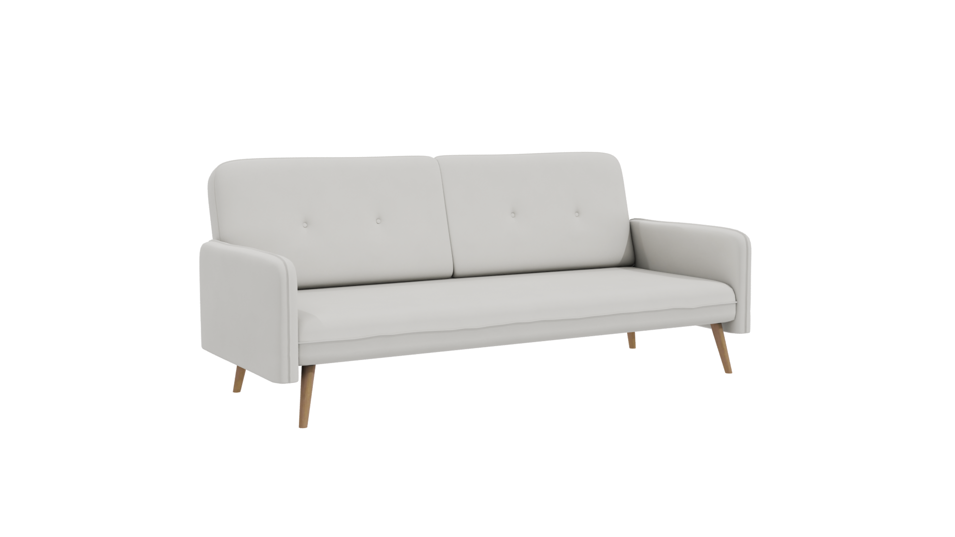 Minimalist White Sofa 3D Model - Professional 3D Model Render 22