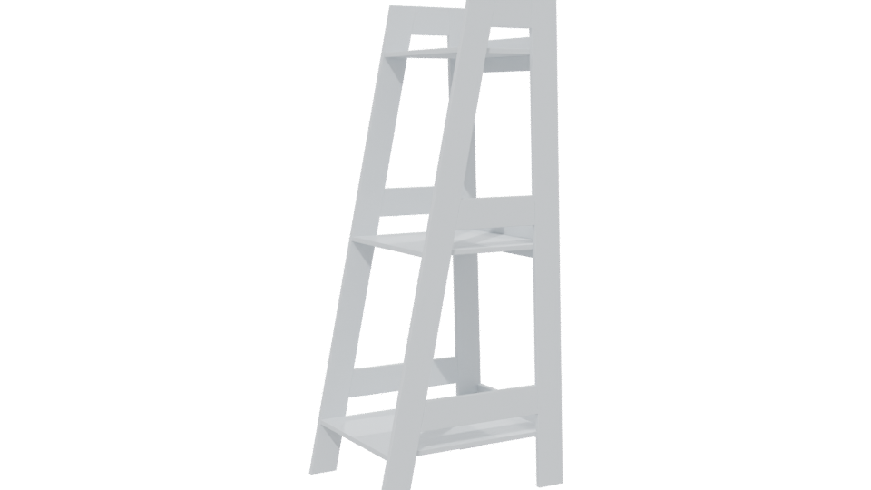 Minimalist Metal Shelf 3D Model - Professional 3D Model Render 13