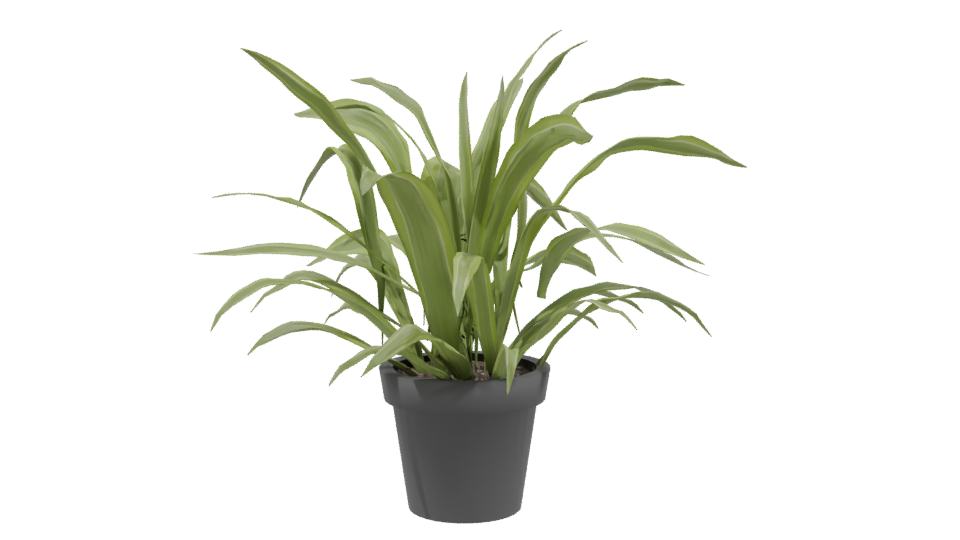 Artificial Plant in Pot 3D Model - Professional 3D Model Render 3