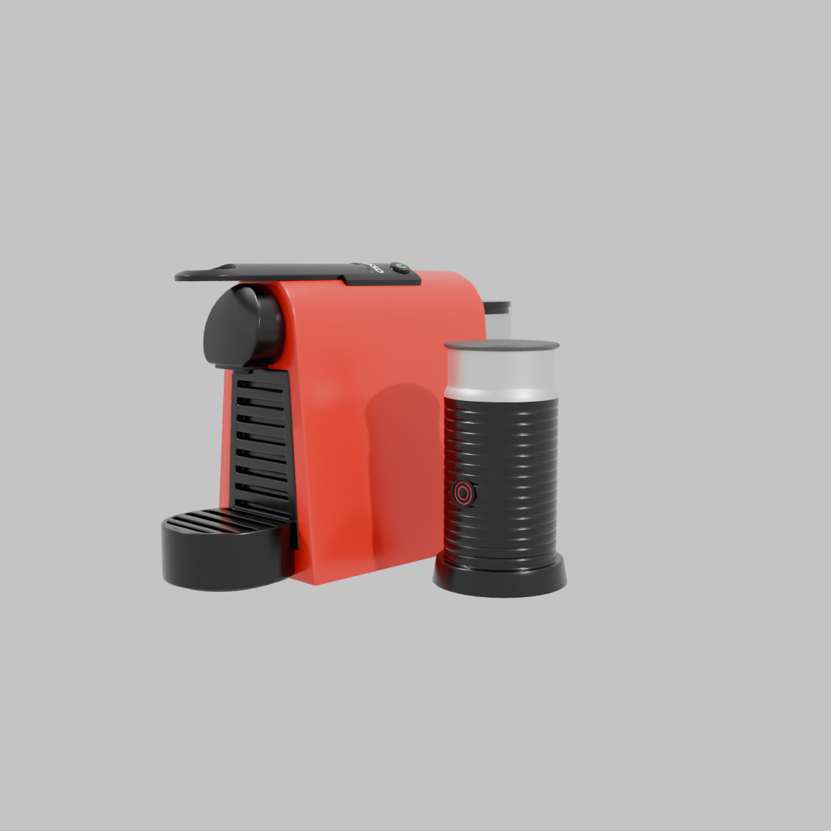 Cafetera Essenza mini roja + Aeroccino