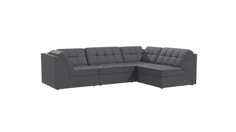 Stylish Modern Sectional Sofa 3D - Professional 3D Model Render 10