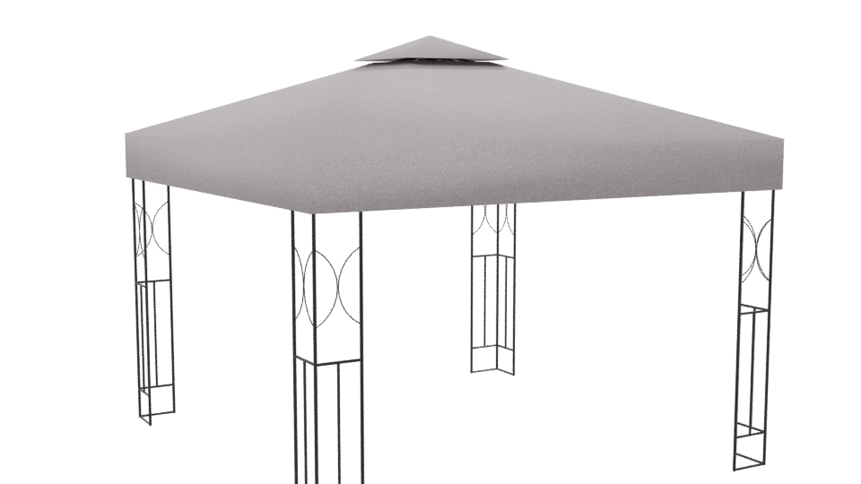 Stylish Outdoor Canopy Tent 3D - Professional 3D Model Render 7
