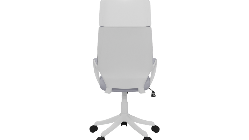 Elegant Ergonomic Office Chair 3D Model - Professional 3D Model Render 5