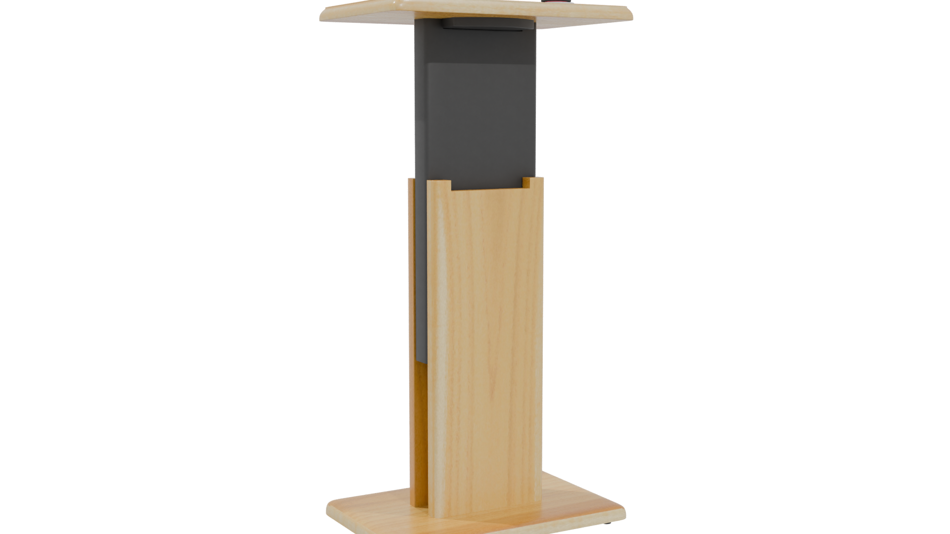Stylish Wooden Podium 3D Model - Professional 3D Model Render 19
