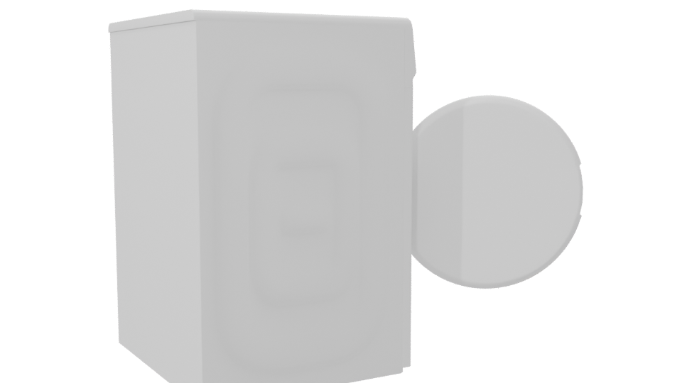 Realistic Household Dryer 3D Model - Professional 3D Model Render 7