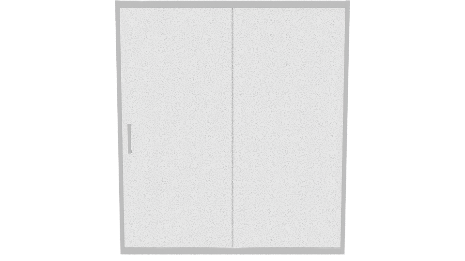 Sliding Glass Shower Door 3D - Professional 3D Model Render 11