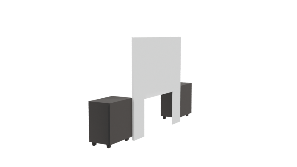 Contemporary Bedroom Furniture Set 3D Model - Professional 3D Model Render 3