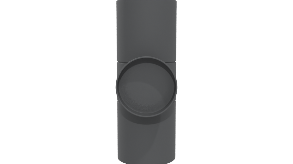 Minimalist Stacked Cylinder Model - Professional 3D Model Render 5
